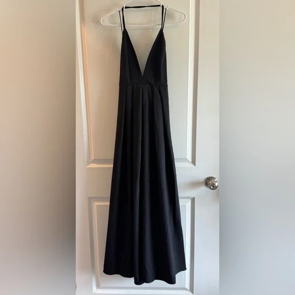 Zara Black Strappy Maxi Dress - Picture 8 of 10
